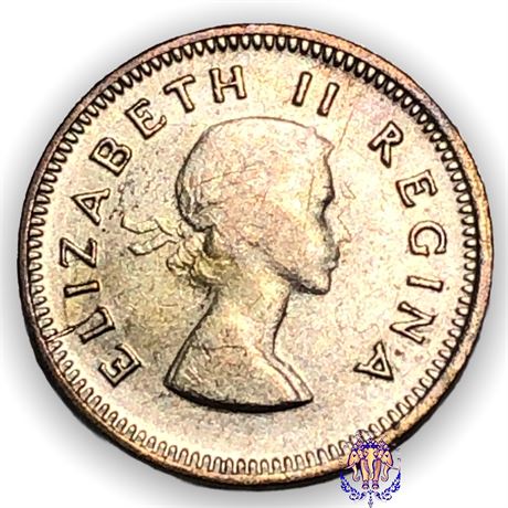 Coin, South Africa, Elizabeth II, 3 Pence, 1954, , Silver, KM:47