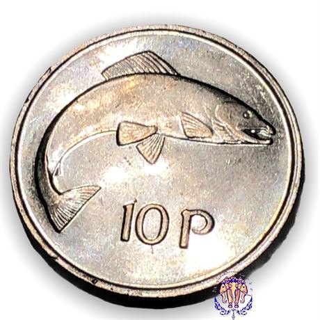 1980 Eire / Ireland 10P, pre Euro coin