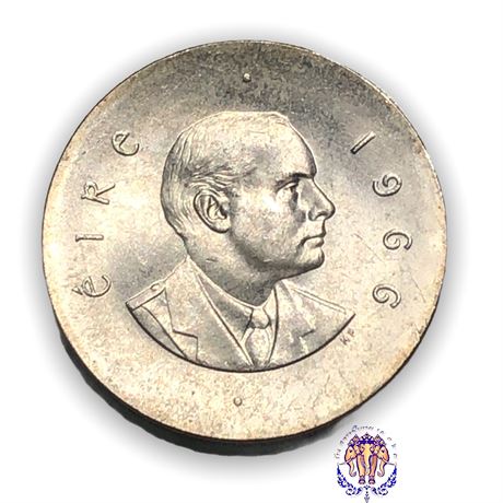 Coin 1966 Irish Silver 10 Shillings