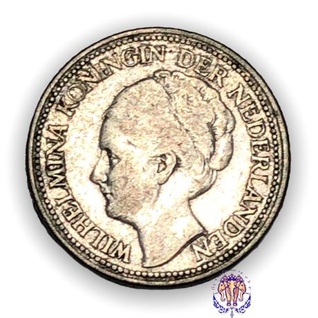 Coin Netherlands 25 cents, 1926