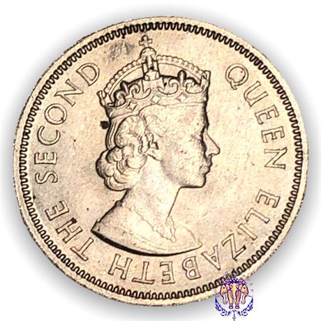 50 Cents - Elizabeth II 1st portrait 1958