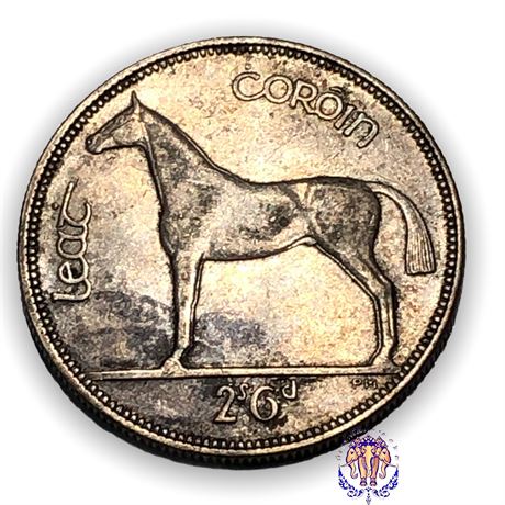 Coin 1928 Irish Silver Half Crown