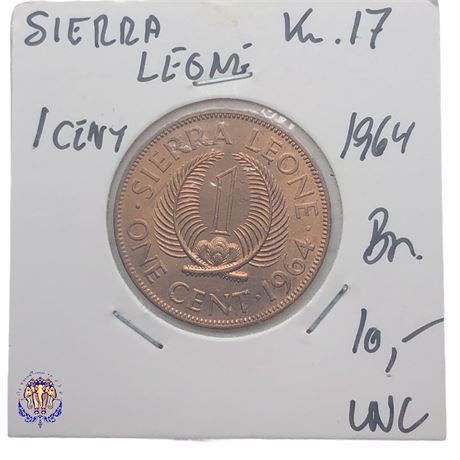 Sierra Leone 1 cent, 1964