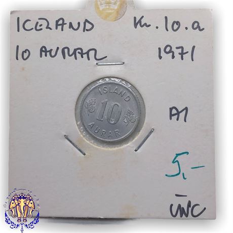 Iceland 10 aurar, 1971