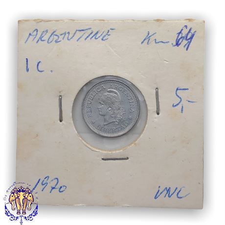Argentina 1 centavo, 1970