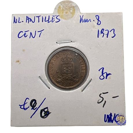 Coin Netherlands Antilles 1 cent, 1973