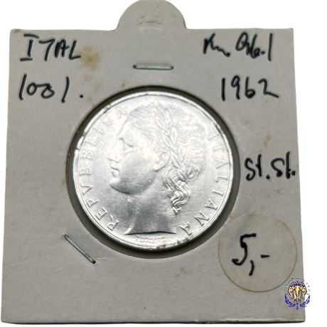 Coin Italy 100 lire, 1962