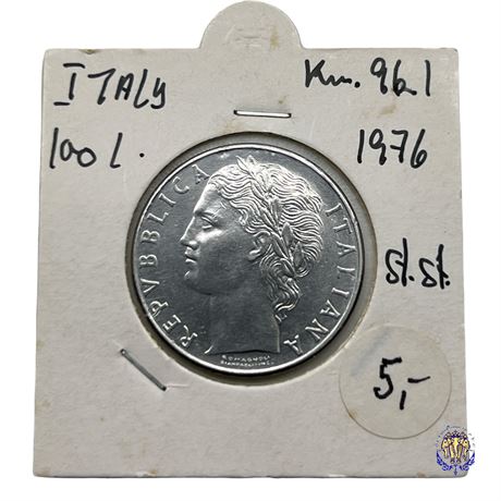 Coin Italy 100 lire, 1976
