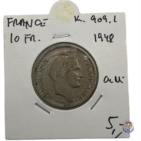 Coin France 10 francs, 1948