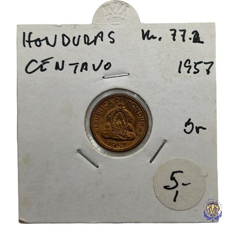 Coin Honduras 1 centavo, 1954 UNC