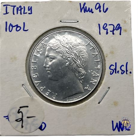 Coin Italy 100 lire, 1979