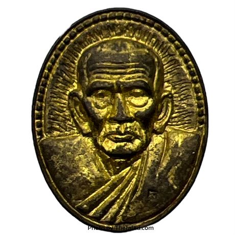 เหรียญหลวงพ่อทวด หล่อโบราณ เนื้อทองทิพย์ รุุ่นบารมีแผ่ไพศาล วัดสุทัศน์ ปี2542